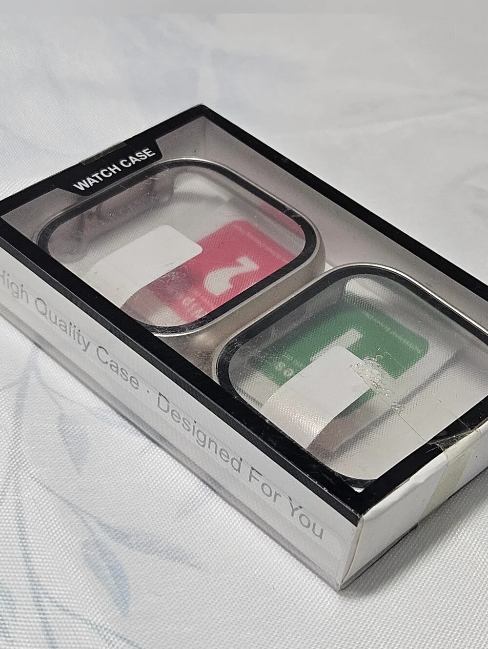 Starlight Tempered Glass Cases for Apple Watch Series 10 2 Pack Screen Protector